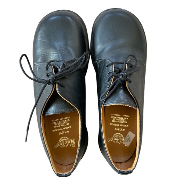 Dr Martens UK 7 (W9/M8) Distressed Goth EDM Chunky Platform Shoes Black - Picture 12 of 13